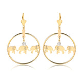 18K Gold Layered Oro Laminado Earrings 21.0526/1
