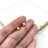 18K Gold Layered Oro Laminado 50 mm Double Texturized Twisted Hoops Wholesale 21.0241