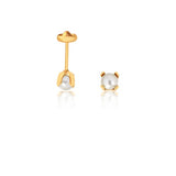 18K Gold Layered Oro Laminado 50 mm Double Texturized Twisted Hoops Wholesale 21.0241