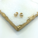 18K Gold Layered Oro Laminado Ladybug Shape Design Plugs Kids Earrings Wholesale 21.0059