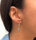 18K Gold Layered Oro Laminado Hoops 21.0603/17