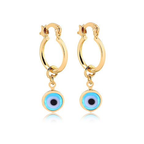 18K Gold Layered Oro Laminado Hoops 21.0603/17