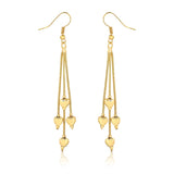 18K Gold Layered Oro Laminado Earring