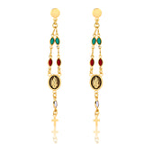 18K Gold Layered Oro Laminado Earrings 21.0485/17