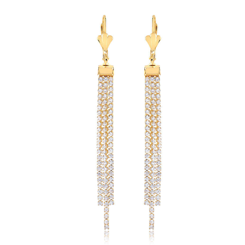 18K Gold Layered Oro Laminado Earrings 21.0526/1