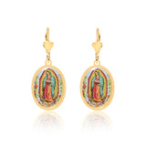 18K Gold Layered Oro Laminado Earring