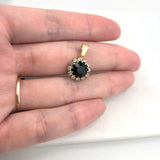 18K Gold Layered Oro Laminado White & Multi-Color Cubic Zirconia Charm (More Colors) 31.0018/1/2/3/4/5/6/7/9