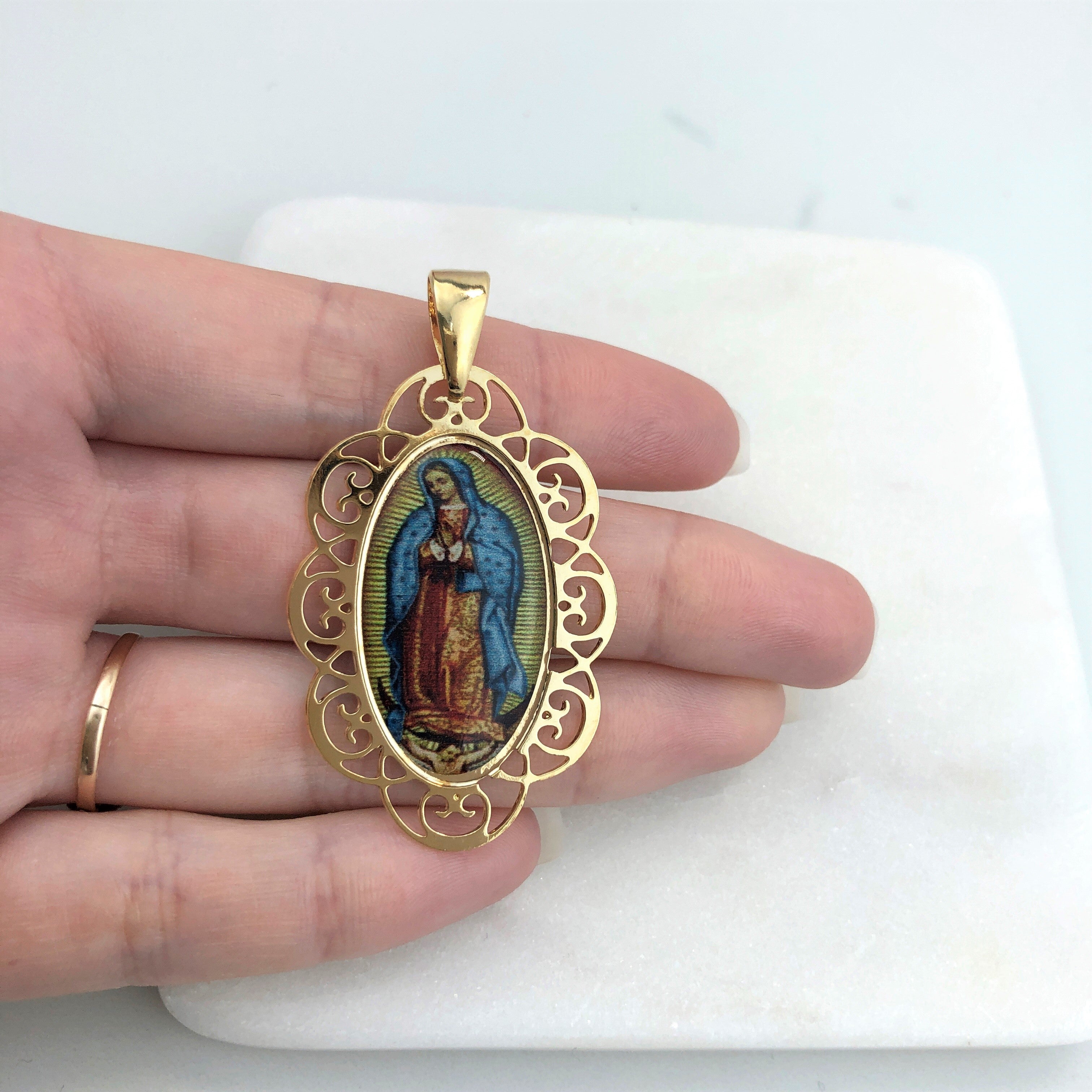18K Gold Layered Oro Laminado Charm 31.0140/17