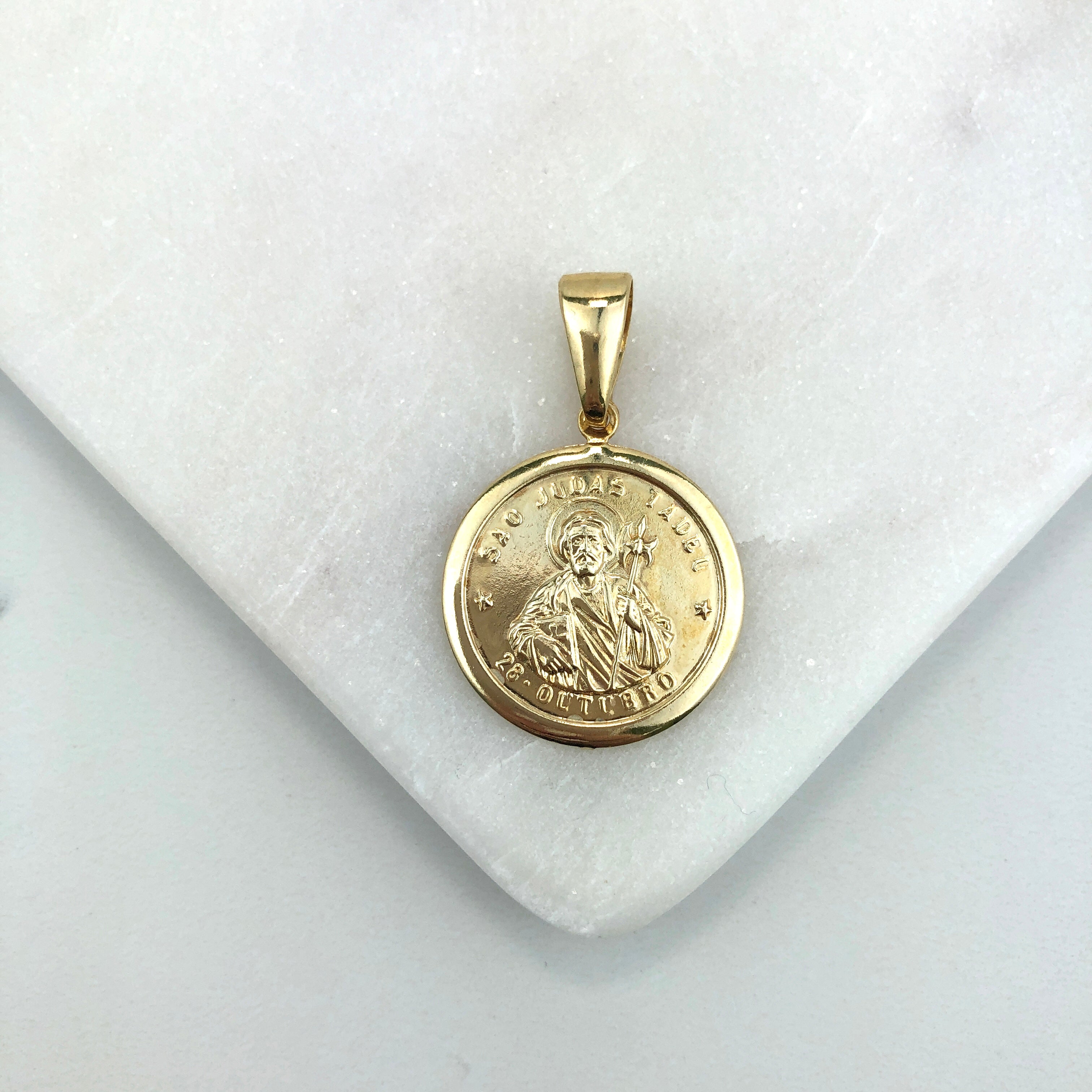 18K Gold Layered Oro Laminado Charm 31.0156