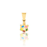 18K Gold Layered Oro Laminado Charm