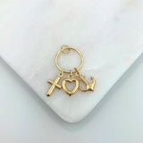18K Gold Layered Oro Laminado Charm 31.0167