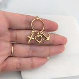18K Gold Layered Oro Laminado Charm 31.0167