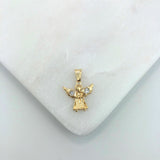 18K Gold Layered Oro Laminado Charm 31.0168/1