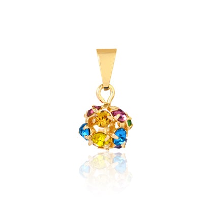 18K Gold Layered Oro Laminado Charm 31.0182/17