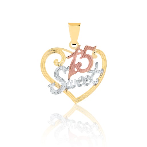 18K Gold Layered Oro Laminado Charm 31.0184