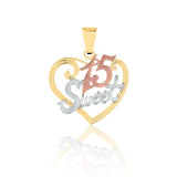 18K Gold Layered Oro Laminado Charm 31.0184