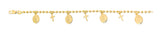 18K Gold Layered Oro Laminado Bracelet 71.0049-7.5