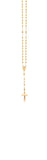 18K Gold Layered Oro Laminado Rosarie