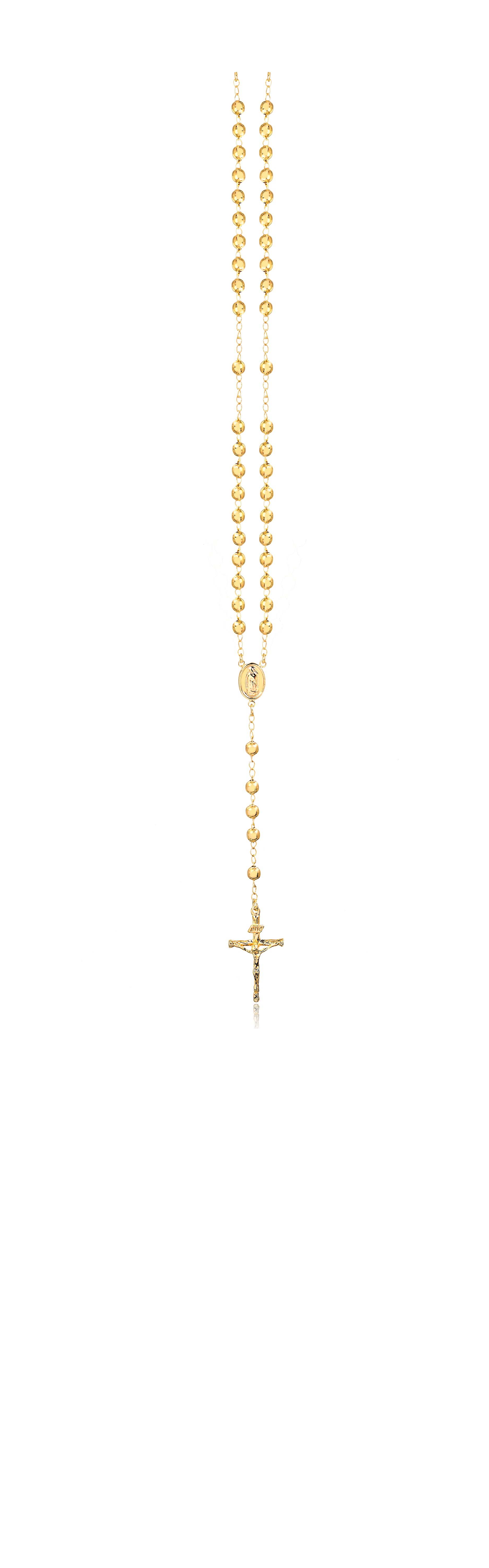 18K Gold Layered Oro Laminado Rosarie 71.0081-24
