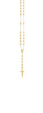 18K Gold Layered Oro Laminado Rosarie