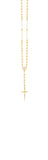 18K Gold Layered Oro Laminado Rosarie
