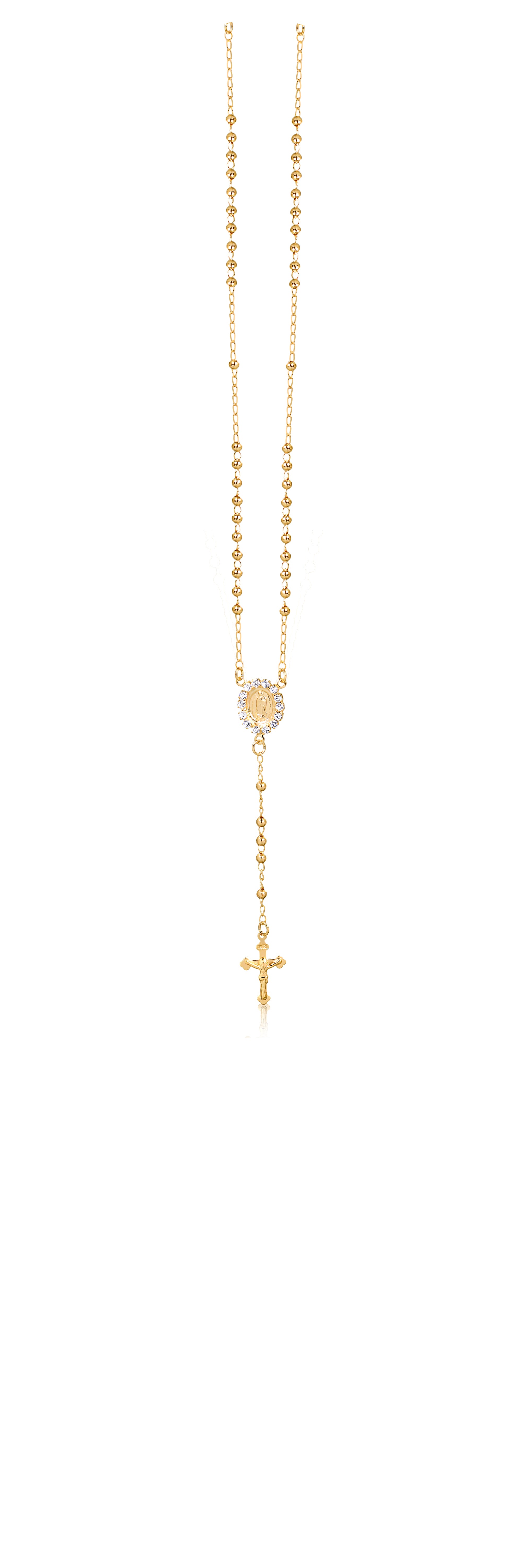 18K Gold Layered Oro Laminado Rosarie 71.0103/1-18