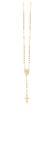 18K Gold Layered Oro Laminado Rosarie 71.0103/1-18