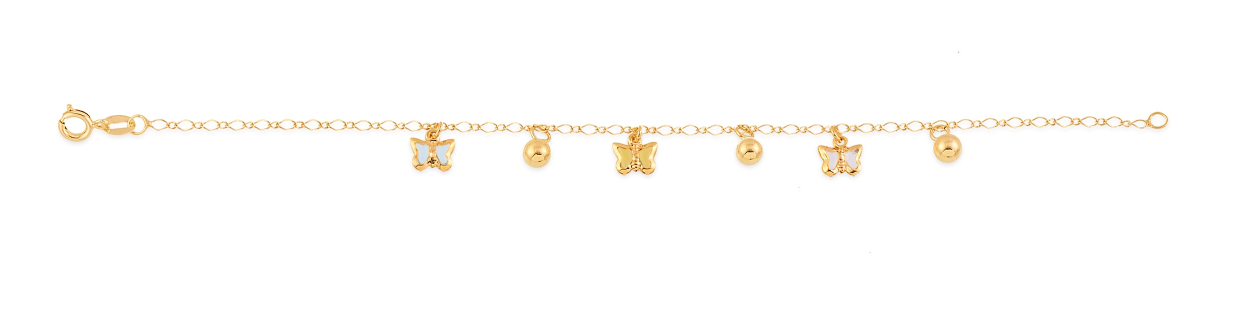18K Gold Layered Oro Laminado Bracelet 71.0111/17-7.5