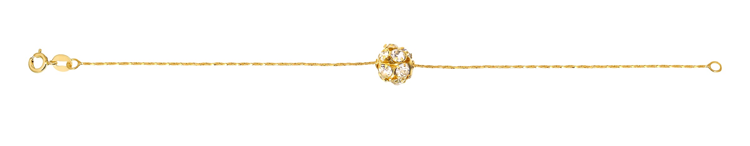 18K Gold Layered Oro Laminado Bracelet 71.0196/1-7.5