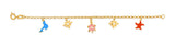 18K Gold Layered Oro Laminado Kids Bracelet 71.0198/17-6