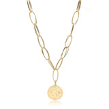 18K Gold Layered Oro Laminado Necklace