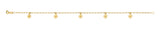 18K Gold Layered Oro Laminado Anklet 71.0218-10