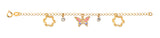 18K Gold FLayered Oro Laminado Kids Bracelet 71.0246/17-5