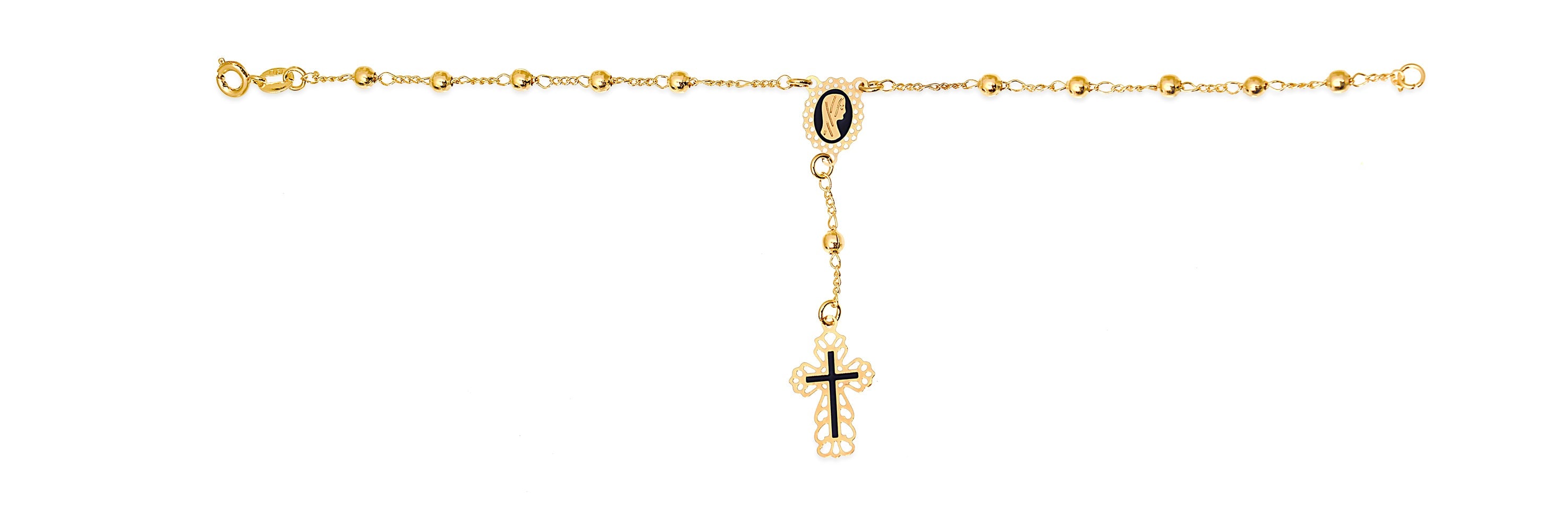 18K Gold Layered Oro Laminado Bracelet 71.0252/2-7.5