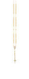 18K Gold Layered Oro Laminado Rosarie 71.0255/1-20