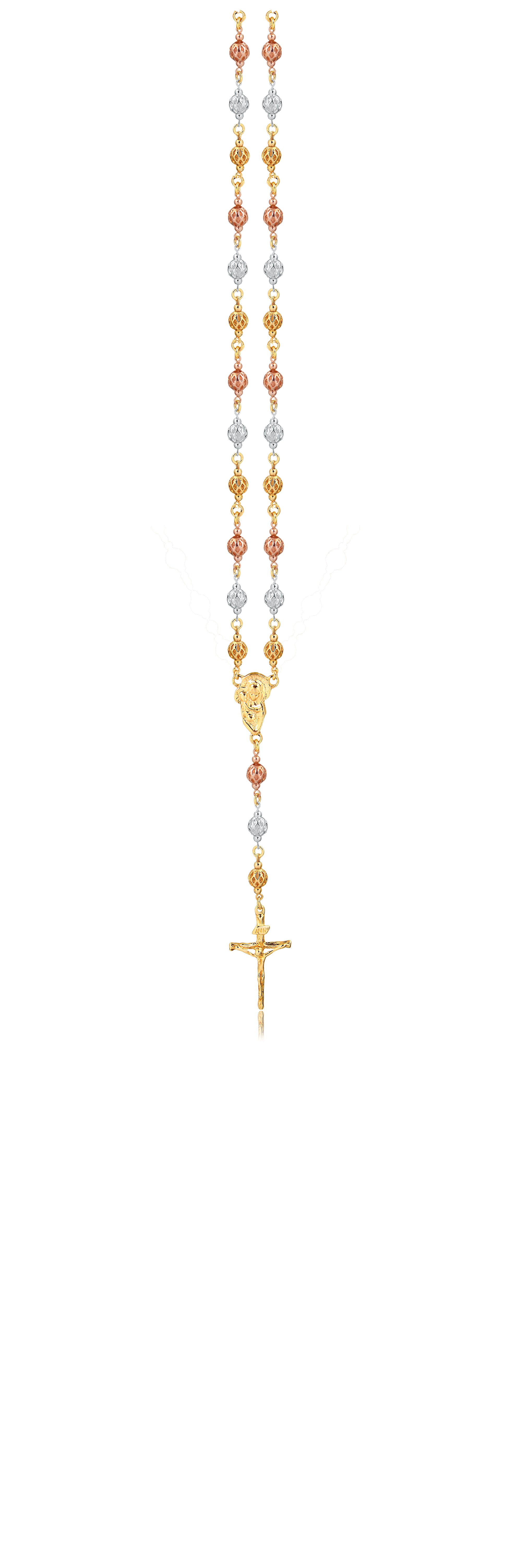 18K Gold Layered Oro Laminado Rosarie 71.0262-24