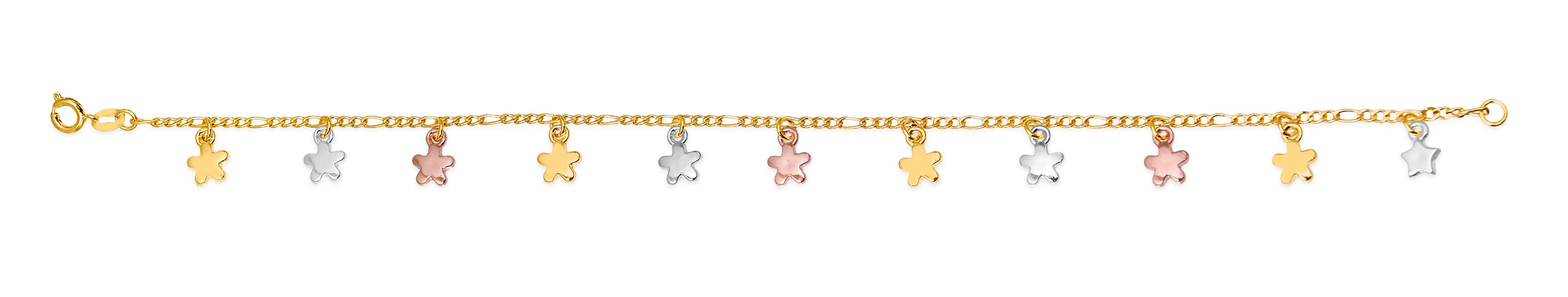 18K Gold Layered Oro Laminado Anklet 71.0272-10
