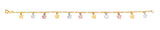 18K Gold Layered Oro Laminado Anklet 71.0272-10