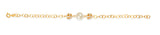 18K Gold Layered Oro Laminado Bracelet 71.0294/92-7.5
