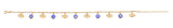 18K Gold Layered Oro Laminado Anklet 71.0313/5-10