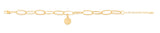 18K Gold Layered Oro Laminado Bracelet 71.0321-7.5