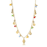 18K Gold Layered Oro Laminado Necklace