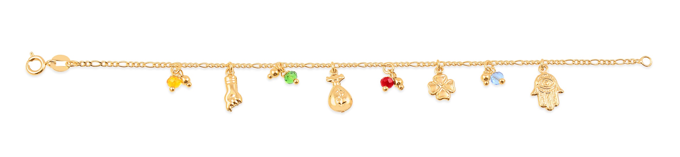 18K Gold Layered Oro Laminado Bracelet 71.0322/17-7.5