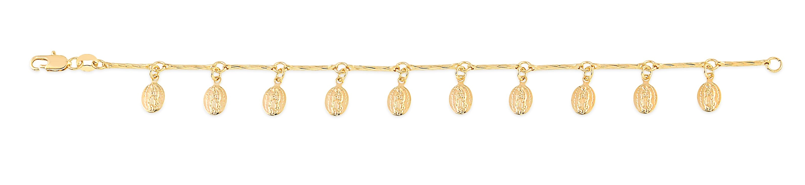 18K Gold Layered Oro Laminado Bracelet 71.0325-8