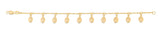 18K Gold Layered Oro Laminado Bracelet 71.0325-8