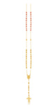 18K Gold Layered Oro Laminado Rosarie