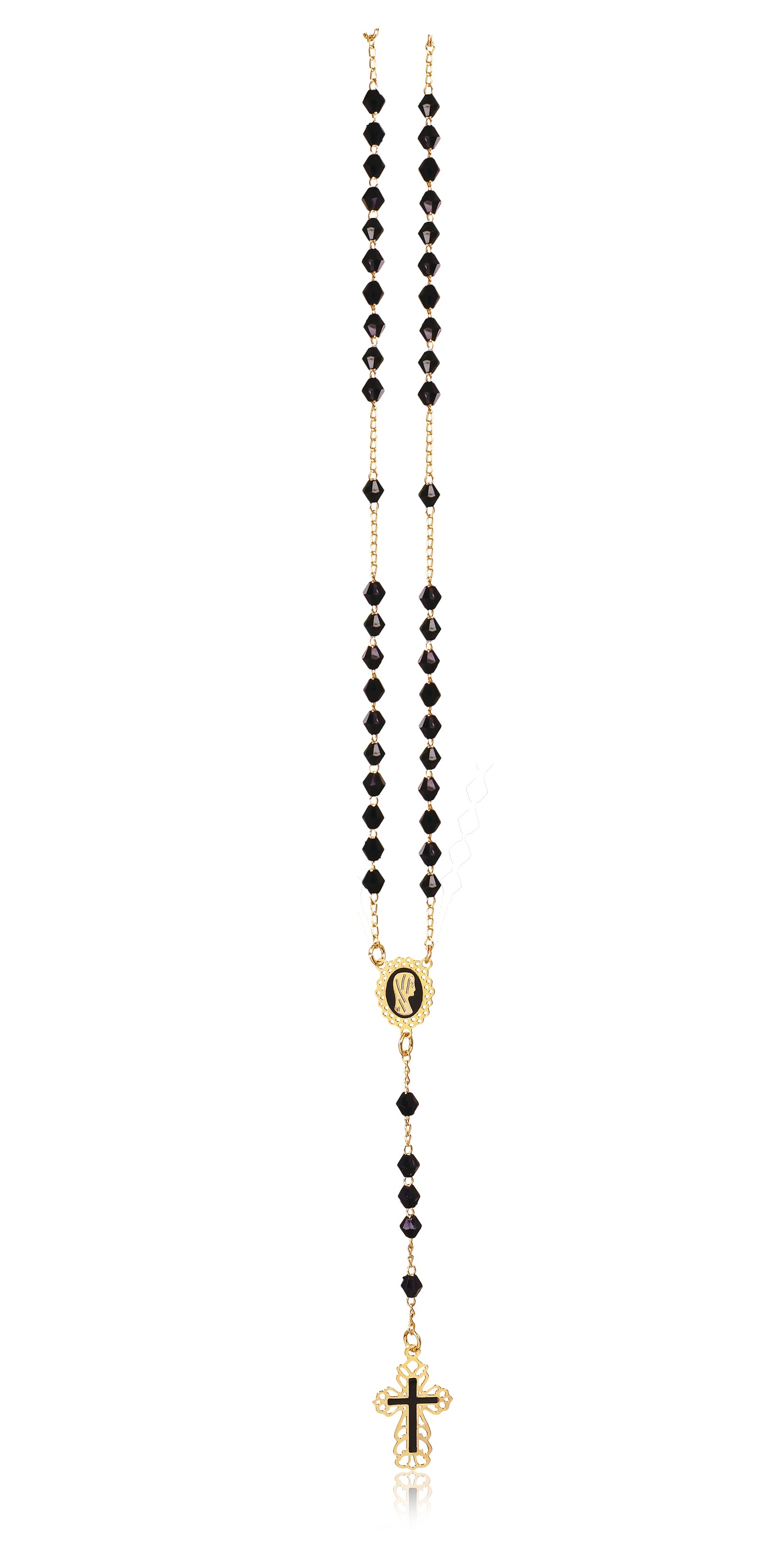 18K Gold Layered Oro Laminado Rosarie 71.0623/2-20
