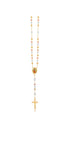 18K Gold Layered Oro Laminado Rosarie