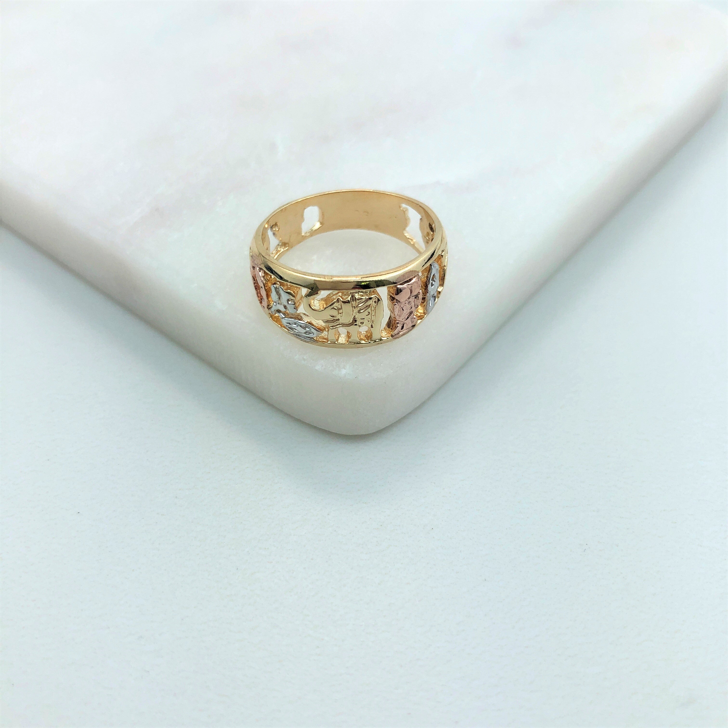 18K Gold Layered Oro Laminado Ring 81.0060