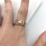 18K Gold Layered Oro Laminado Ring 81.0060